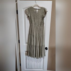 NWT Olive Green Midi Dress